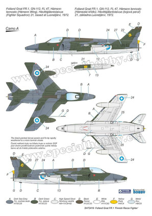 Special Hobby 1/72 Folland Gnat FR.1 