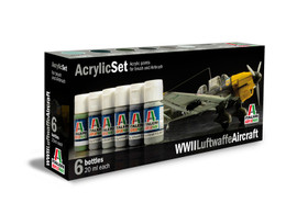Italeri WWII Luftwaffe Aircraft maalisetti 6x20ml
