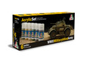 Italeri WWII Military Allied Army maalisetti 6x20ml
