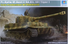 Trumpeter 1/35 Pz.Kpfw.VI Ausf.E Sd.Kfz.181 Tiger I (Late production) w/ Zimmerit