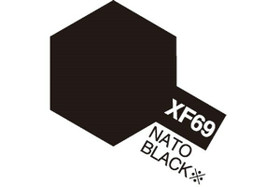Tamiya Acrylic Paint Mini XF-69 NATO Black 10ml