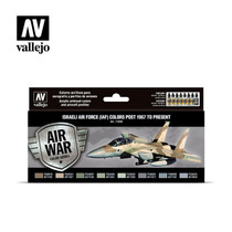 Vallejo Model Air 71.203 Israeli Air Force (IAF) Colors Post 1967 to Present maalisetti 8x17ml
