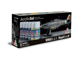 Italeri WWII R.A.F. Royal Navy II maalisetti 6x20ml