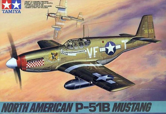 Tamiya 1/48 North American P-51B Mustang