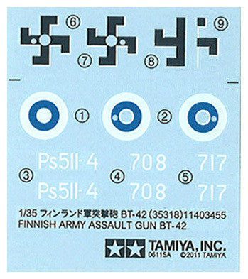 Tamiya 1/35 Finnish Army Assault Gun BT-42