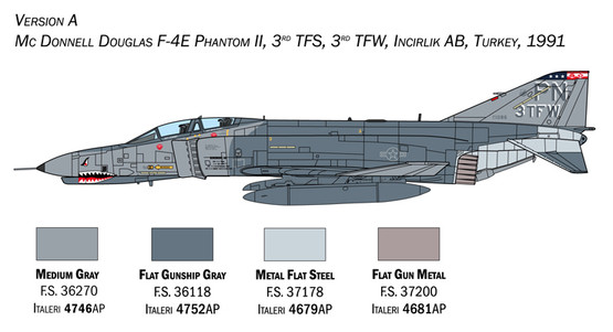 Italeri 1/72 F-4 E/F Phantom II