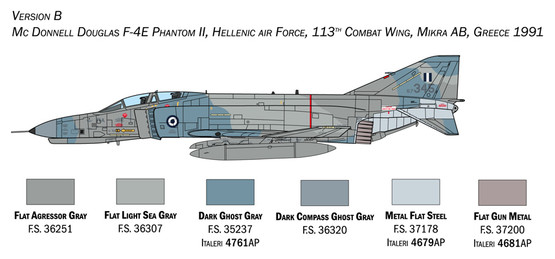 Italeri 1/72 F-4 E/F Phantom II