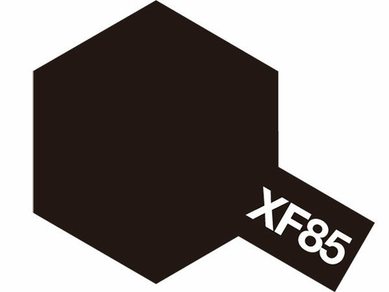 Tamiya Acrylic Paint Mini XF-85 Rubber Black 10ml