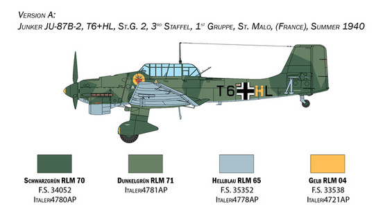 Italeri 1/48 Junkers Ju87B Stuka