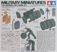 Tamiya 1/35 German Fuel Drum Set