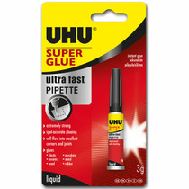UHU Super Glue pikaliima pipettikärjellä 3g