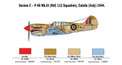 Italeri  1/48 P-40 E/K Kittyhawk