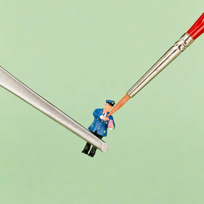 Model Craft Käänteiset pinsetit, lattakärki