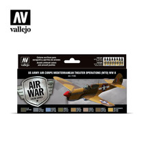 Vallejo Model Air 71.183 US Army Air Corps Mediterranean Theater Operations (MTO) WWII maalisetti 8x17ml