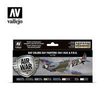 Vallejo Model Air 71.162 RAF colors Day Fighters 1941-1945 & P.R.U. maalisetti 8x17ml