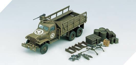 Academy 1/72 U.S. 2.5ton Cargo Truck & Accessories