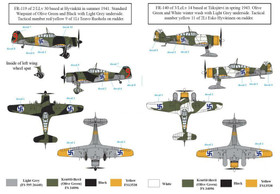 S.B.S model 1/72 Fokker D.XXI (Twin Wasp Engine) in Finnish Service siirtokuvat