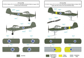 S.B.S model 1/72 Fieseler Fi 156 Storch in Finnish Service siirtokuvat