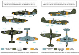 S.B.S model 1/72 Captured Fighters in Finnish Service siirtokuvat