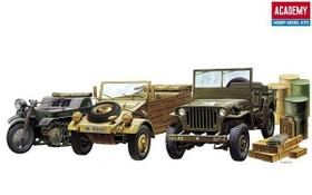 Academy 1/72 Light Vehicles of Allied & Axis During WWII