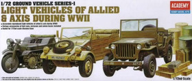 Academy 1/72 Light Vehicles of Allied & Axis During WWII