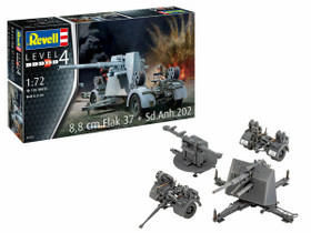 Revell 1/72 8,8cm Flak 37+Sd.Anh.202