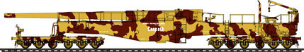 Hobby Boss 1/72 German 280mm K5(E) Railway Gun Leopold