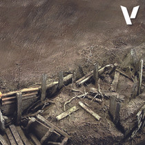 Vallejo Diorama FX 26.218 Dark Earth 200ml