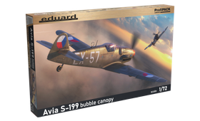 Eduard 1/72 Avia S-199 bubble canopy (Profipack)
