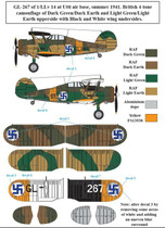 S.B.S model 1/48 Gloster Gladiator Mk.II in Finnish Service siirtokuvat