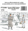 CMK 1/72 Finnish WWII Fighter Pilot and Mechanic (2 pcs)