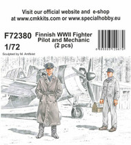 CMK 1/72 Finnish WWII Fighter Pilot and Mechanic (2 pcs)