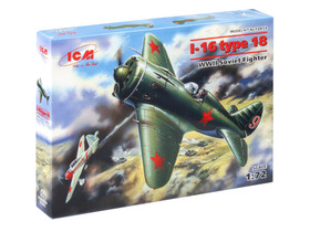 ICM 1/72 I-16 Type 18 WWII Soviet Fighter
