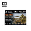 Vallejo Model Color 70.204 World War II British Armour & Infantry maalisetti 6x17ml