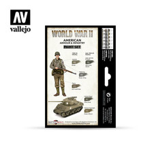 Vallejo Model Color 70.203 World War II American Armour & Infantry maalisetti 6x17ml