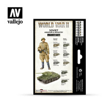 Vallejo Model Color 70.202 World War II Soviet Armour & Infantry maalisetti 6x17ml