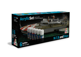 Italeri M.T.B. and Ships maalisetti 6x20ml