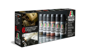 Italeri Acrylic Model Wash Set 6x20ml