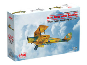 ICM 1/32 D.H. 82A Tiger Moth with bombs WWII British Training Aircraft
