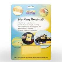 Model Craft Maskeerausteippi-arkki, 195x280mm 5kpl