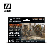 Vallejo Model Color 70.206 World War II German Infantry maalisetti 6x17ml