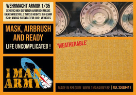 1ManArmy 1/35 German Balkenkreuz Full maalausmaski