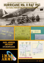 1ManArmy 1/32 Hurricane Mk. II RAF 1941 maalausmaski