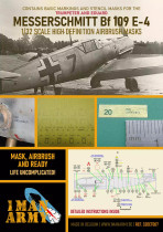 1ManArmy 1/32 Messerschmitt Bf 109 E-4 maalausmaski