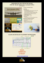 1ManArmy 1/32 Avro Lancaster B Mk.I maalausmaski