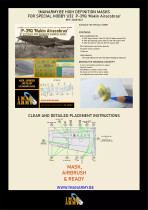 1ManArmy 1/32 P-39Q 'Makin Airacobras' maalausmaski