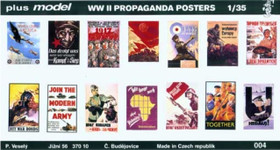 Plus Model 1/35 WW II Propaganda Posters