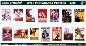 Plus Model 1/35 WW II Propaganda Posters