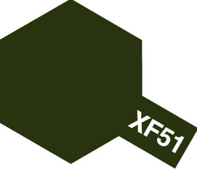 Tamiya Acrylic Paint Mini XF-51 Khaki Drab 10ml