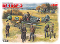 ICM 1/48 Bf 109F-2 with German Pilots and Ground Personnel